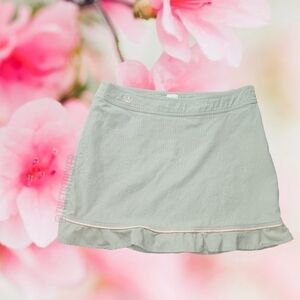 Adidas green corduroy skirt